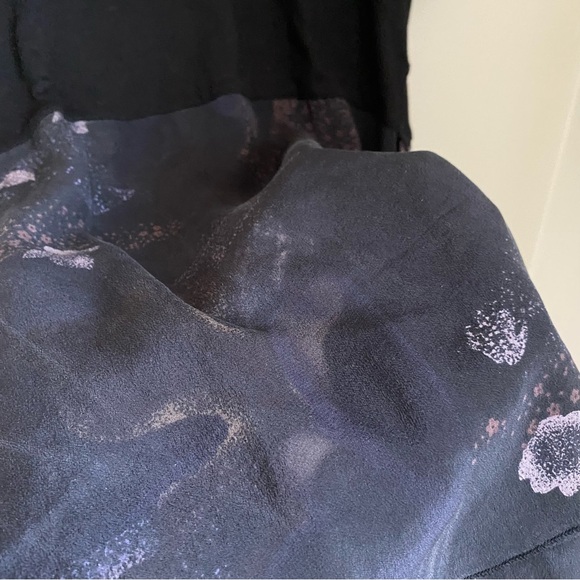 Wilfred Aritzia Capucine Twofer Shirt Black Size Medium - Picture 6 of 9